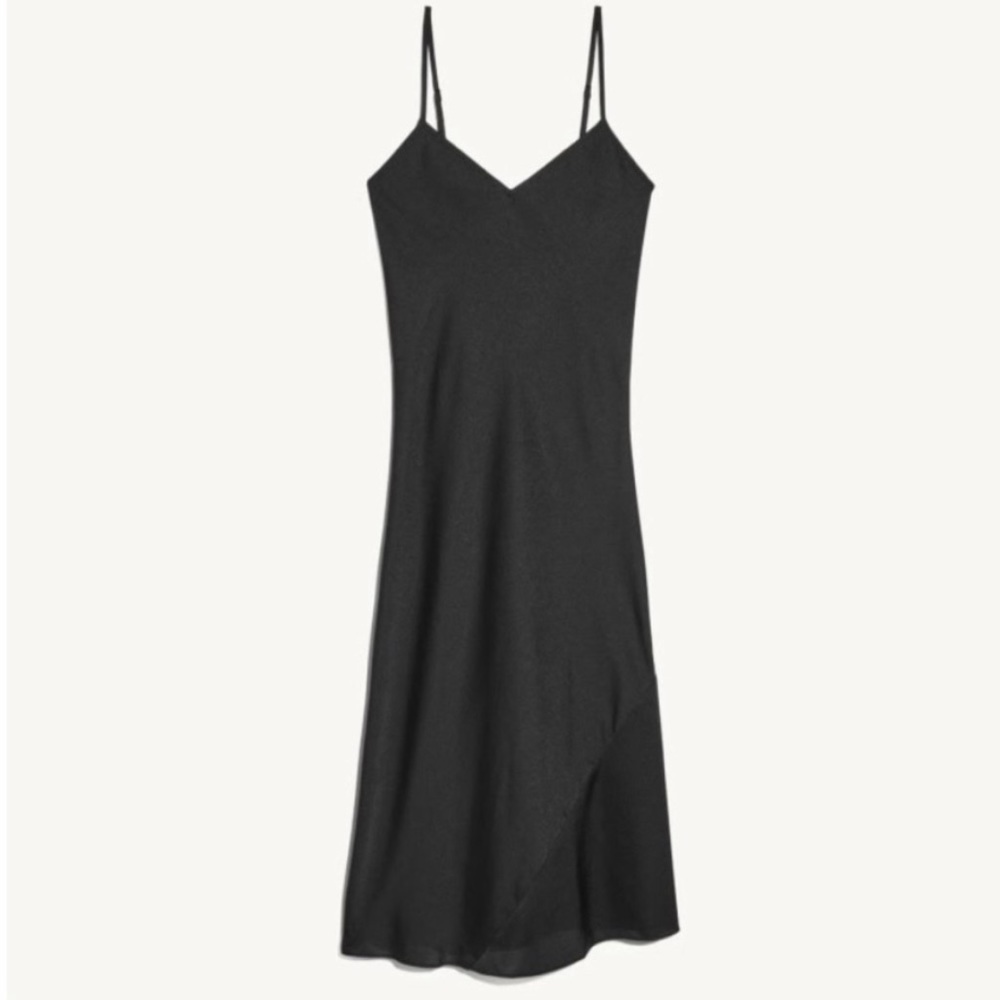 Knix Papaya Slip Dress, Black, sz S